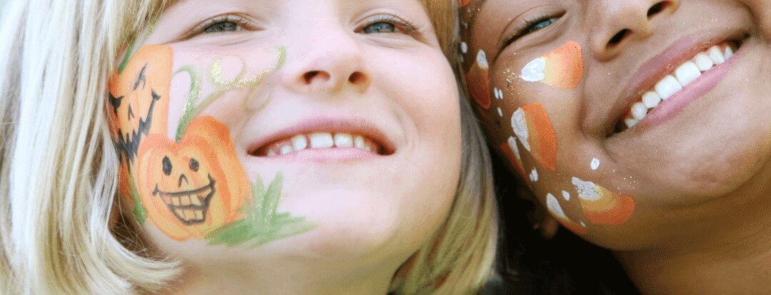 Read more about the article Poslikava obraza za noč čarovnic